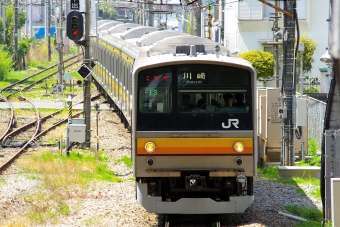JR東日本 クハ205形 クハ205-134 鉄道フォト・写真 by ちっとろむさん 登戸駅 (JR)：2011年04月17日12時ごろ
