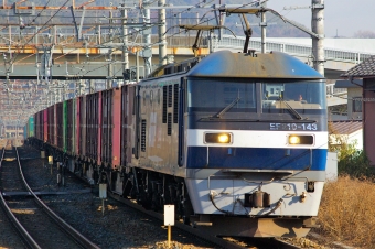 JR貨物 EF210形 EF210-143 鉄道フォト・写真 by ちっとろむさん 島本駅：2012年01月06日10時ごろ