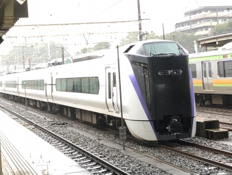 JR東日本 クハE353形 クハE353-5 鉄道フォト・写真 by こたつさん 拝島駅 (JR)：2019年10月22日07時ごろ