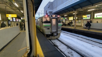 JR北海道733系電車 クハ733形(Tc) クハ733-208 鉄道フォト・写真 by 北の愛虎さん 新札幌駅：2023年02月24日17時ごろ