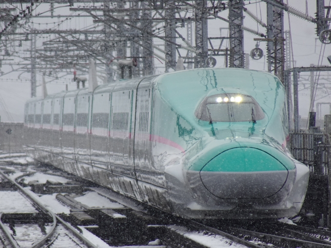 JR東日本 E514形(Tsc) はやぶさ(新幹線) E514-31 鉄道フォト・写真 by F4-16さん 盛岡駅 (JR)：2022年02月16日10時ごろ