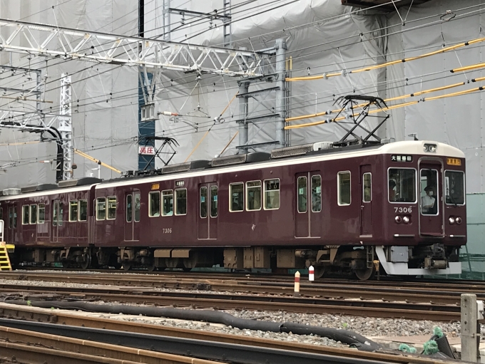 阪急電鉄 阪急7300系電車 7306 淡路駅 鉄道フォト・写真 by Ruka❅*⋆̩