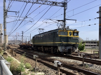 JR西日本 国鉄EF65形電気機関車 EF65-1124 鉄道フォト・写真 by てばどめさん 西明石駅：2021年03月26日14時ごろ
