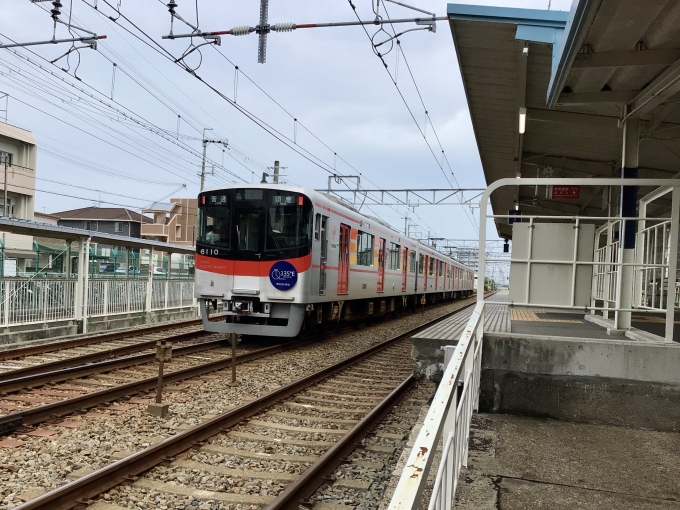 山陽電車クモハ6101形 6110 鉄道フォト・写真 by てばどめさん 藤江駅：2021年07月10日15時ごろ