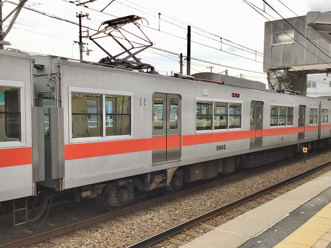 山陽電車モハ5000形 5003 鉄道フォト・写真 by てばどめさん 大蔵谷駅：2022年02月03日16時ごろ