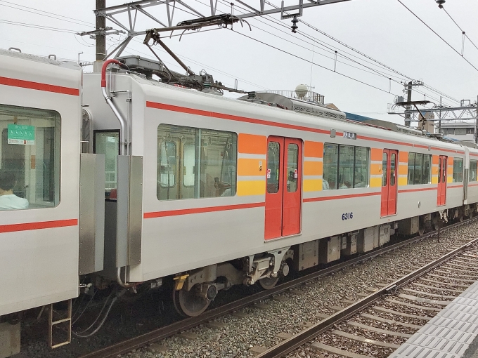 山陽電車サハ6300形 6316 鉄道フォト・写真 by てばどめさん 藤江駅：2021年08月17日14時ごろ