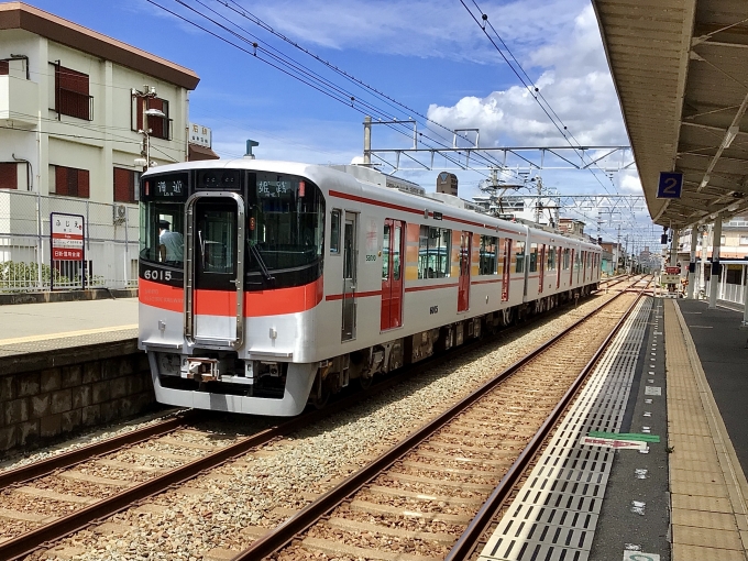 山陽電車クモハ6001形 6015 鉄道フォト・写真 by てばどめさん 藤江駅：2021年08月07日10時ごろ