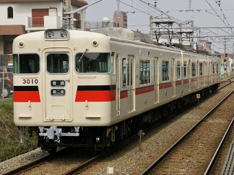 山陽電車クモハ3000形 3010 鉄道フォト・写真 by てばどめさん 藤江駅：2021年03月30日09時ごろ