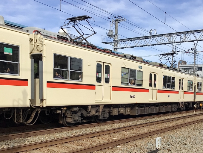 山陽電車モハ3050形 3067 鉄道フォト・写真 by てばどめさん 藤江駅：2022年06月28日07時ごろ