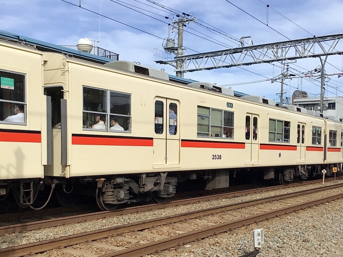 山陽電車サハ3530形 3538 鉄道フォト・写真 by てばどめさん 藤江駅：2022年06月28日07時ごろ