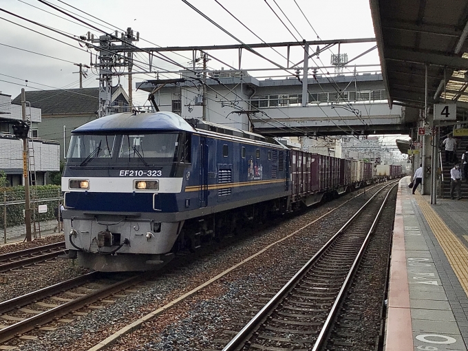 JR貨物 EF210形 EF210-323 鉄道フォト・写真 by てばどめさん 須磨駅：2022年07月08日07時ごろ