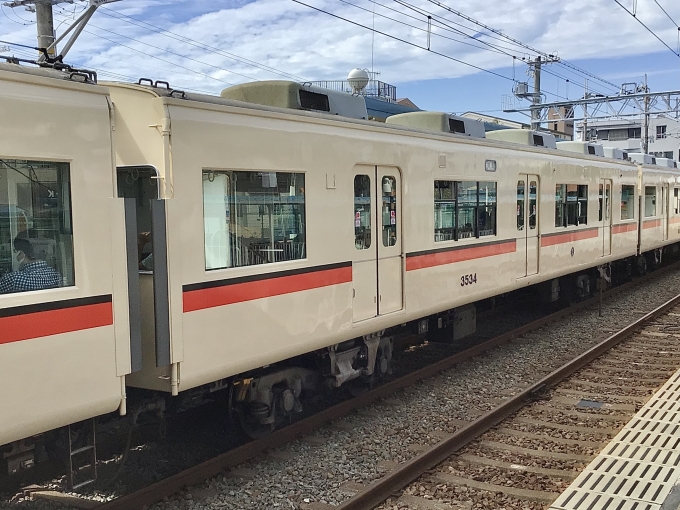 山陽電車サハ3530形 3534 鉄道フォト・写真 by てばどめさん 藤江駅：2022年09月24日12時ごろ