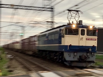 JR貨物 国鉄EF65形電気機関車 EF65-2087 鉄道フォト・写真 by てばどめさん 西明石駅：2022年09月28日05時ごろ