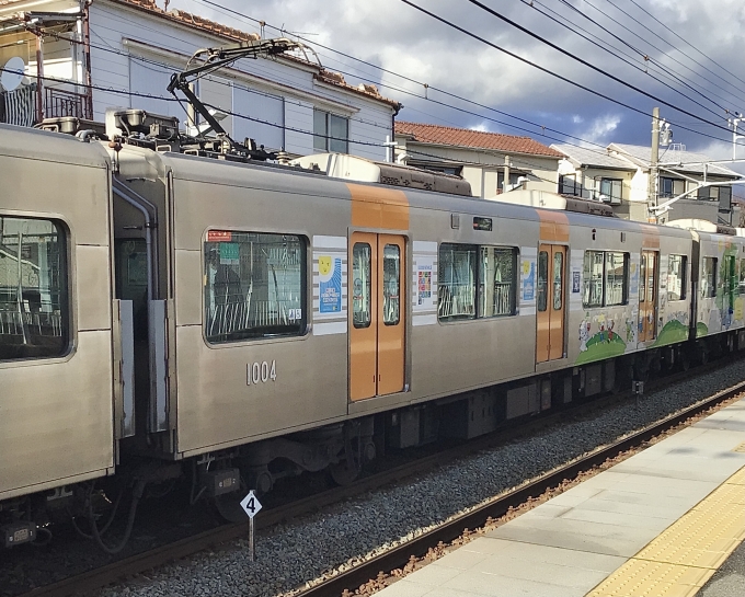 鉄道フォト・写真：阪神電鉄 阪神1000系電車 1004 月見山駅 鉄道フォト・写真 by てばどめさん - 撮影日 2023/01/25 15:21