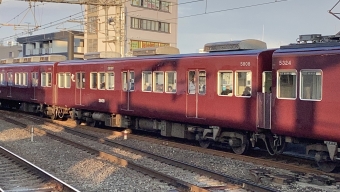 阪急電鉄 阪急5300系電車 5800形(M) 5808 鉄道フォト・写真 by てばどめさん 茨木市駅：2024年02月10日16時ごろ