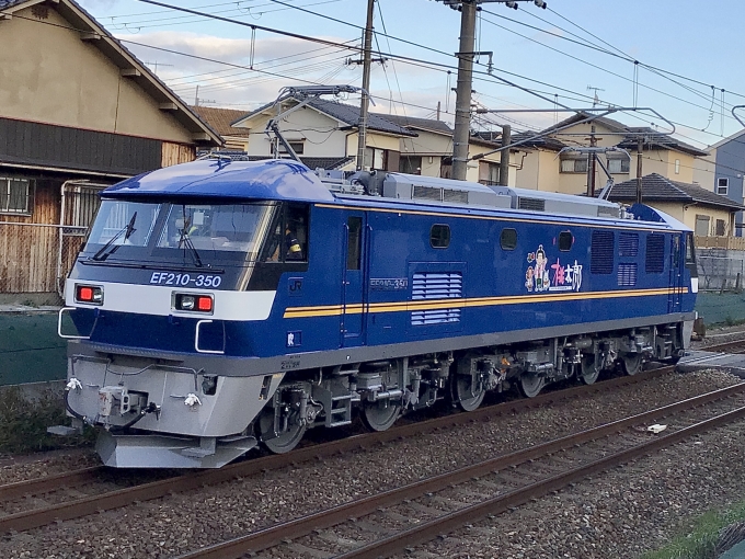 鉄道フォト・写真：JR貨物EF210形電気機関車 EF210-350 西明石駅 鉄道フォト・写真 by てばどめさん - 撮影日 2022/12/20 15:56