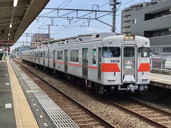 鉄道フォト・写真：山陽電車 山陽電気鉄道3000系電車 3639 藤江駅 鉄道フォト・写真 by てばどめさん - 撮影日 2022/07/15 15:07