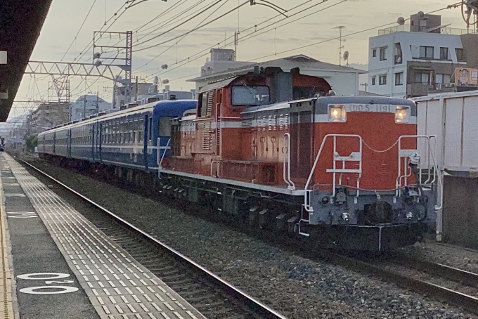 鉄道フォト・写真：JR西日本 国鉄DD51形ディーゼル機関車 DD51 1191 甲南山手駅 鉄道フォト・写真 by てばどめさん - 撮影日 2023/05/26 17:51