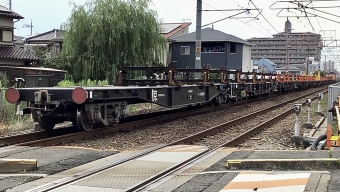 JR西日本 国鉄チキ5500形貨車 チキ5534 鉄道フォト・写真 by てばどめ@プロフをお読み下さいさん 西明石駅：2022年07月21日16時ごろ