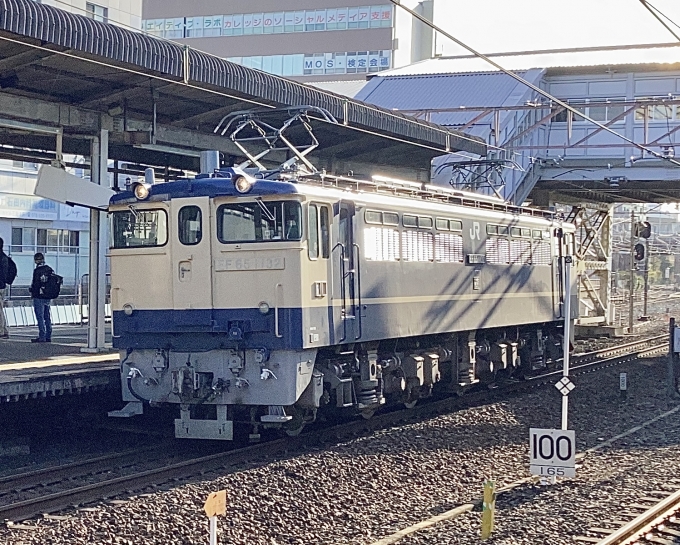 鉄道フォト・写真：JR西日本 国鉄EF65形電気機関車 EF65 1132 西明石駅 鉄道フォト・写真 by てばどめ@プロフをお読み下さいさん - 撮影日 2023/11/29 08:49