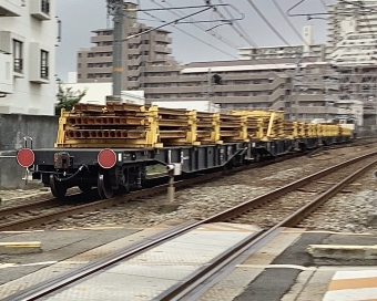 JR西日本 国鉄チキ5500形貨車 チキ5523 鉄道フォト・写真 by てばどめ@プロフをお読み下さいさん 西明石駅：2023年07月08日17時ごろ