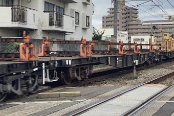 JR西日本 国鉄チキ5500形貨車 チキ5537 鉄道フォト・写真 by てばどめ@プロフをお読み下さいさん 西明石駅：2023年07月19日17時ごろ