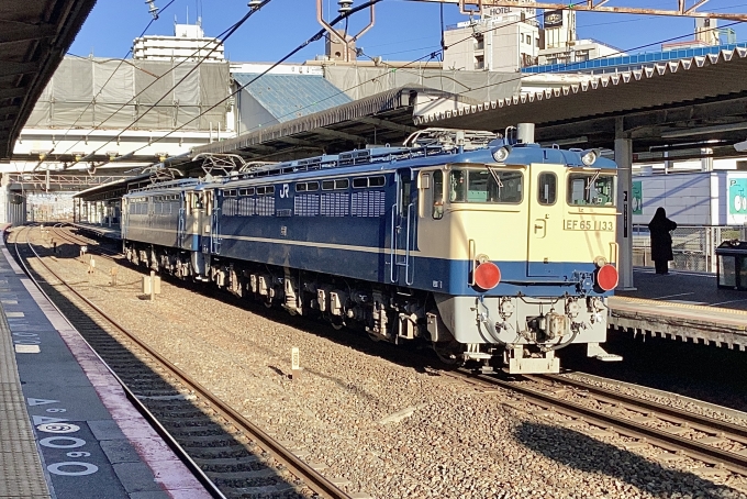 鉄道フォト・写真：JR西日本 国鉄EF65形電気機関車 EF65 1133 西明石駅 鉄道フォト・写真 by てばどめさん - 撮影日 2023/12/13 08:49