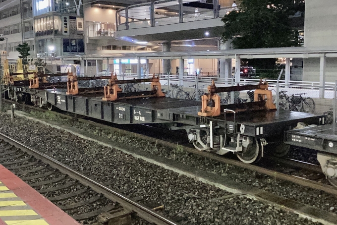 鉄道フォト・写真：JR西日本 国鉄チキ5500形貨車 チキ5530 尼崎駅 (JR) 鉄道フォト・写真 by てばどめさん - 撮影日 2023/06/26 19:47