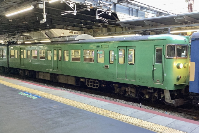 鉄道フォト・写真：JR西日本 国鉄113系電車 クモハ113-5307 尼崎駅 (JR) 鉄道フォト・写真 by てばどめさん - 撮影日 2023/08/01 06:33