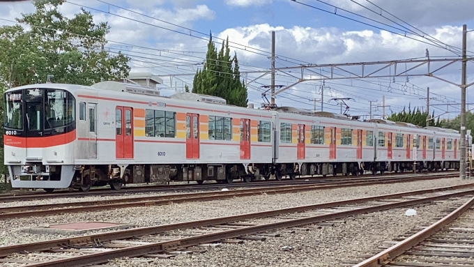 鉄道フォト・写真：山陽電車 山陽電気鉄道6000系電車 6010 東二見駅 鉄道フォト・写真 by てばどめさん - 撮影日 2023/10/28 11:36