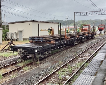 JR西日本 国鉄チキ6000形貨車 チキ6175 鉄道フォト・写真 by てばどめさん 芦原温泉駅 (ハピライン)：2023年09月09日10時ごろ