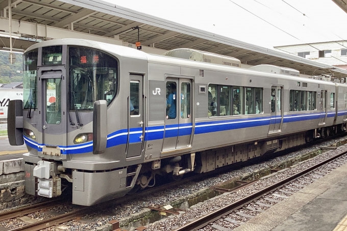 鉄道フォト・写真：JR西日本521系電車 クモハ521-52 武生駅 鉄道フォト・写真 by てばどめさん - 撮影日 2023/09/09 09:21