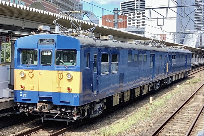 鉄道フォト・写真：JR西日本 国鉄145系電車 クモヤ145-1003 高槻駅 鉄道フォト・写真 by てばどめさん - 撮影日 2023/08/16 14:10