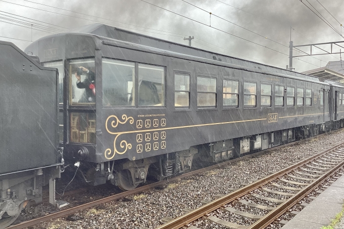 鉄道フォト・写真：JR九州 国鉄50系客車 SL人吉 オハフ50-701 有佐駅 鉄道フォト・写真 by てばどめさん - 撮影日 2024/03/24 10:32