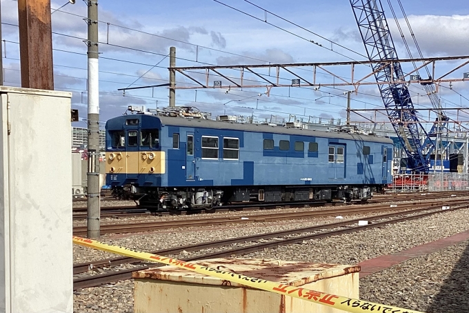 鉄道フォト・写真：JR西日本 国鉄145系電車 クモヤ145-1003 吹田駅 (JR) 鉄道フォト・写真 by てばどめさん - 撮影日 2024/02/24 10:53