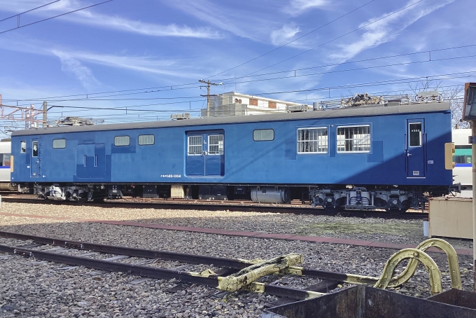 鉄道フォト・写真：JR西日本 国鉄145系電車 クモヤ145-1104 吹田駅 (JR) 鉄道フォト・写真 by てばどめさん - 撮影日 2024/02/24 14:50