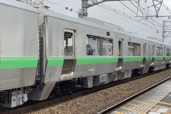 JR北海道 モハ733形 モハ733-4101 鉄道フォト・写真 by てばどめさん 甲南山手駅：2024年05月15日13時ごろ