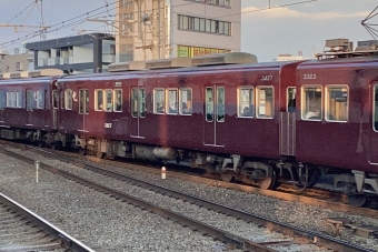 阪急電鉄 阪急3300系電車 3427 鉄道フォト・写真 by てばどめさん 茨木市駅：2024年02月10日17時ごろ