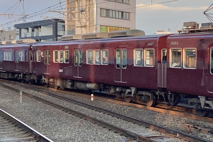 鉄道フォト・写真：阪急電鉄 阪急3300系電車 3427 茨木市駅 鉄道フォト・写真 by てばどめさん - 撮影日 2024/02/10 17:03