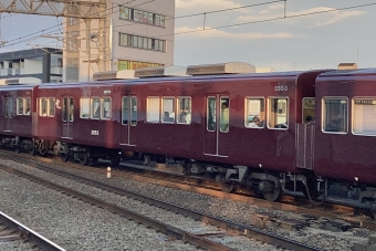 阪急電鉄 阪急3300系電車 3953 鉄道フォト・写真 by てばどめさん 茨木市駅：2024年02月10日17時ごろ