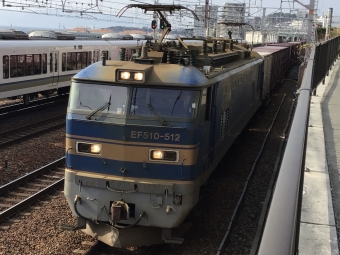 JR貨物 EF510形 EF510-512 鉄道フォト・写真 by てばどめさん 塩屋駅 (兵庫県)：2020年12月12日11時ごろ