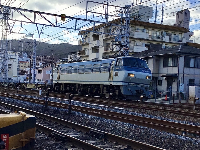 JR貨物 国鉄EF66形電気機関車 EF66-115 鉄道フォト・写真 by てばどめさん 須磨駅：2021年02月15日16時ごろ