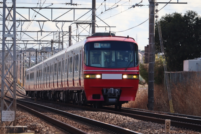 鉄道フォト・写真：名古屋鉄道  パノラマスーパー 富士松駅 鉄道フォト・写真 by hiroshiさん - 撮影日 2022/01/12 13:34