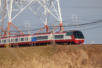 名古屋鉄道 パノラマスーパー 鉄道フォト・写真 by hiroshiさん 富士松駅：2022年01月26日11時ごろ