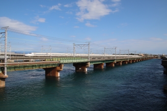 JR東海 N700S新幹線電車 鉄道フォト・写真 by hiroshiさん 新居町駅：2023年01月18日12時ごろ