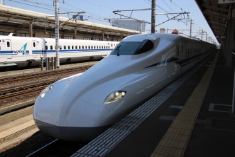 JR東海 N700S新幹線電車 鉄道フォト・写真 by hiroshiさん 三河安城駅：2023年05月01日12時ごろ
