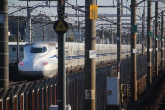 JR東海 N700S新幹線電車 鉄道フォト・写真 by hiroshiさん 大高駅：2024年01月29日15時ごろ