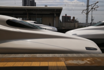 JR東海 N700系新幹線電車 鉄道フォト・写真 by hiroshiさん 三河安城駅：2020年08月02日12時ごろ