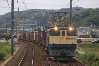 JR貨物 国鉄EF65形電気機関車 鉄道フォト・写真 by hiroshiさん 蒲郡駅 (JR)：2021年05月24日09時ごろ