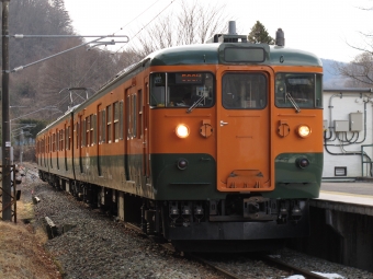 JR東日本 クハ115形 クハ115-1038 鉄道フォト・写真 by つんまっさん 大前駅：2017年12月24日13時ごろ